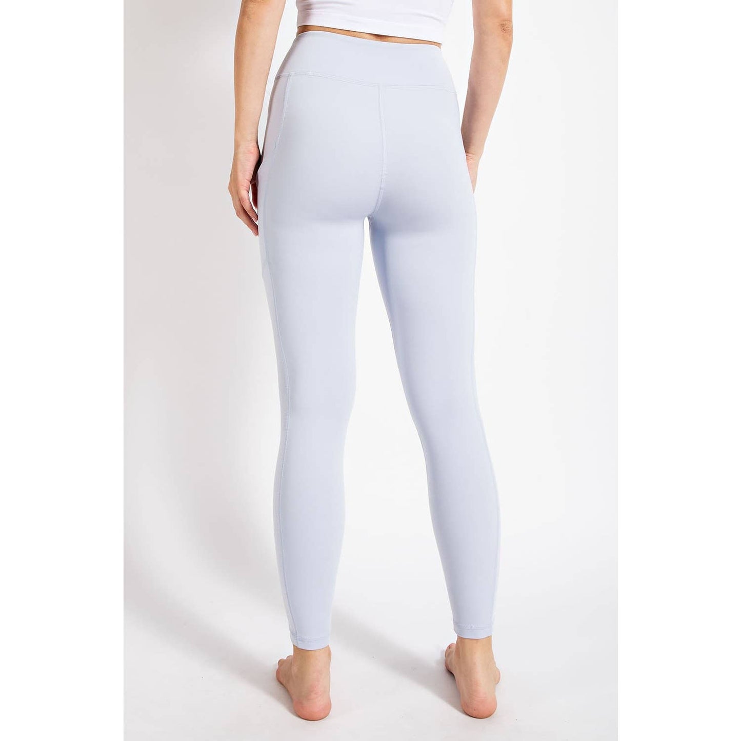 FULL LENGTH HIGH RISE LEGGINGS WITH SIDE POCKETS