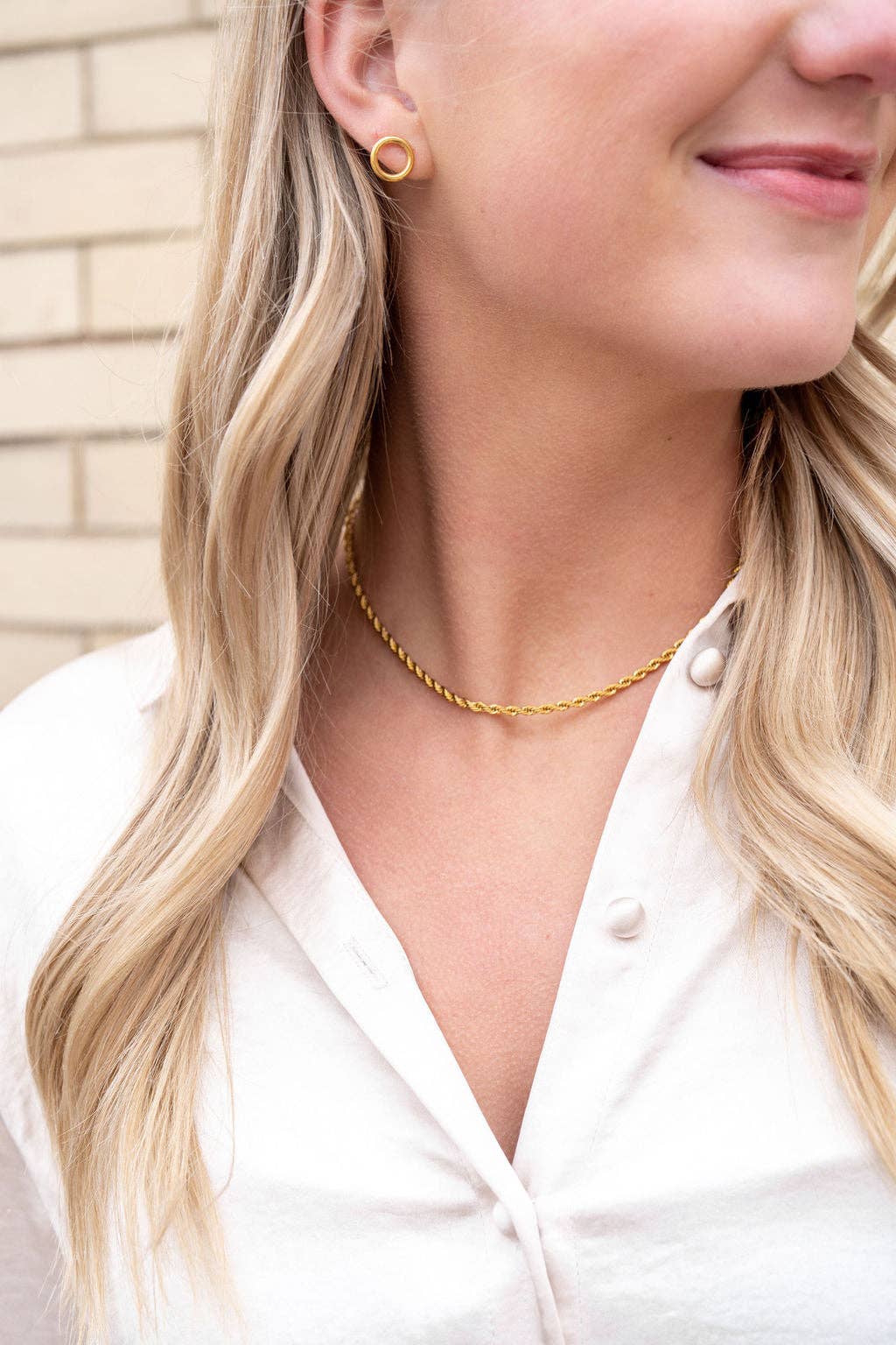 Luxe Gold Rope Chain - 16"
