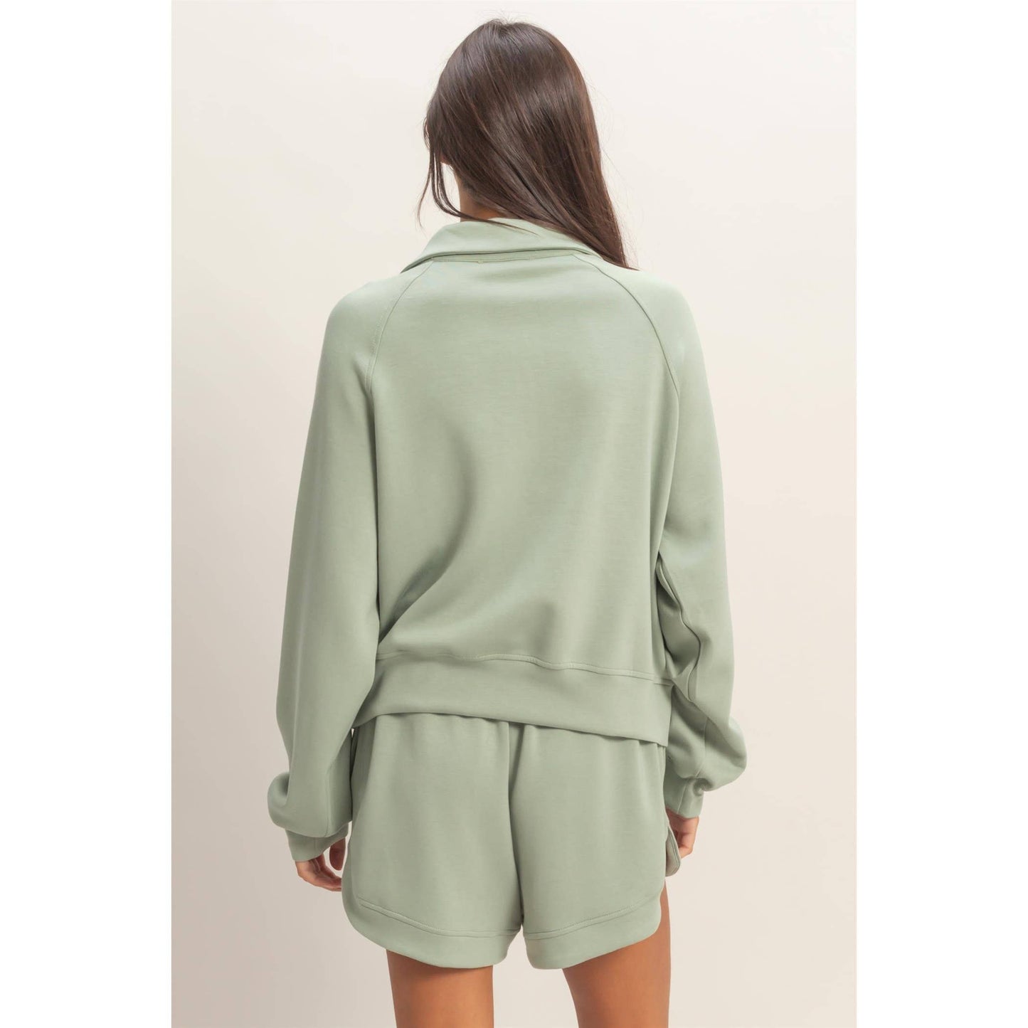 Half-Zip Collar Pullover
