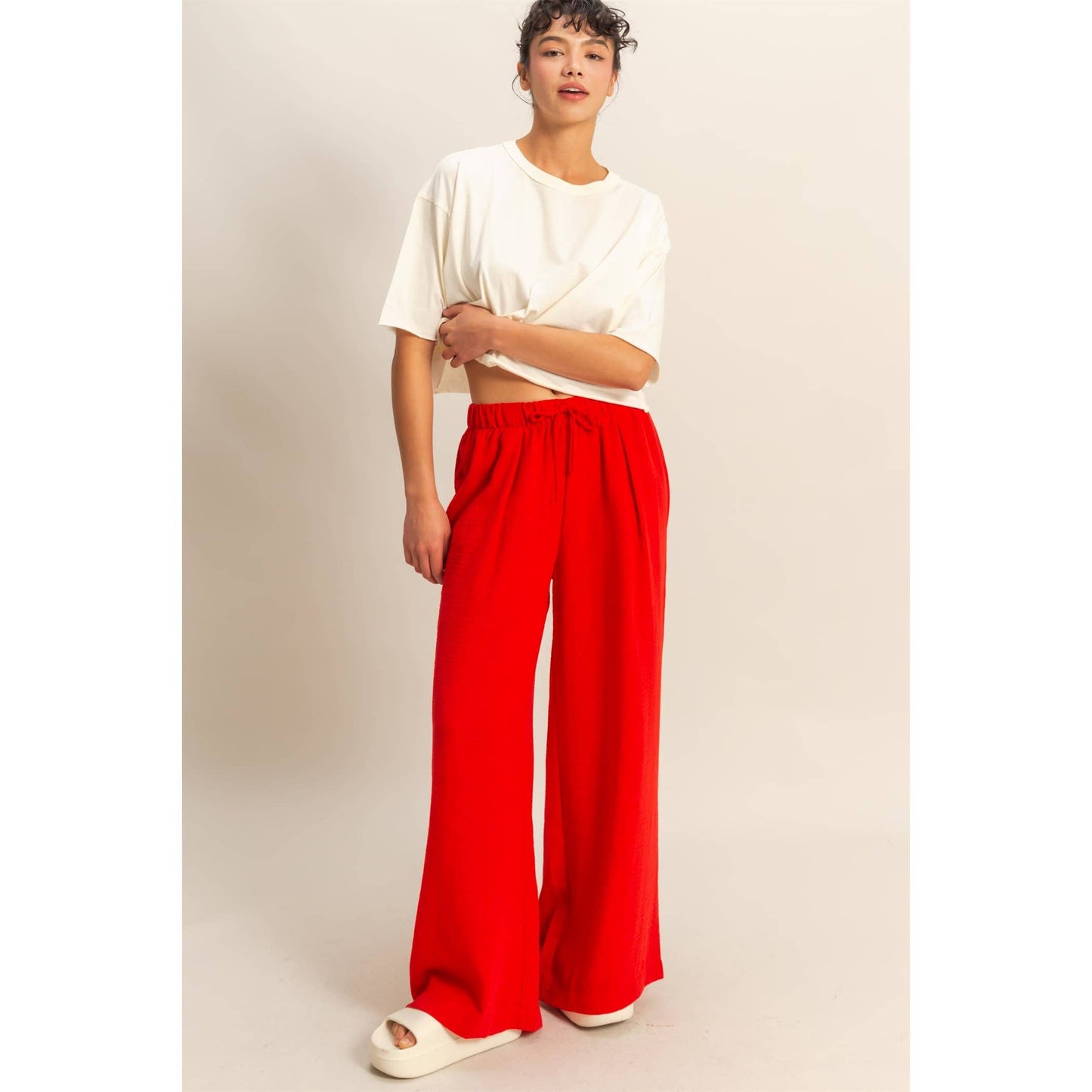 Wide leg pants
