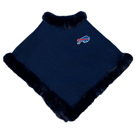 NFL Buffalo Bills Fur Trim Poncho