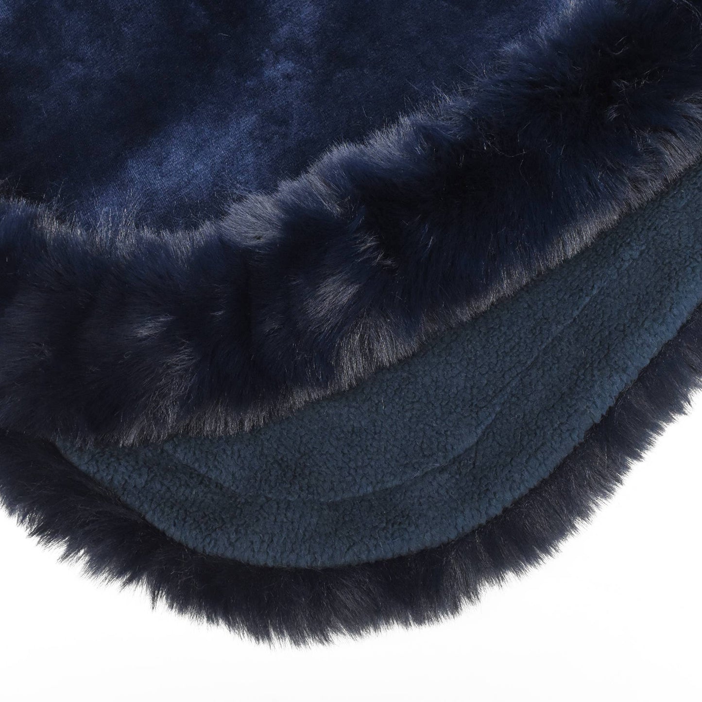 NFL Buffalo Bills Fur Trim Poncho