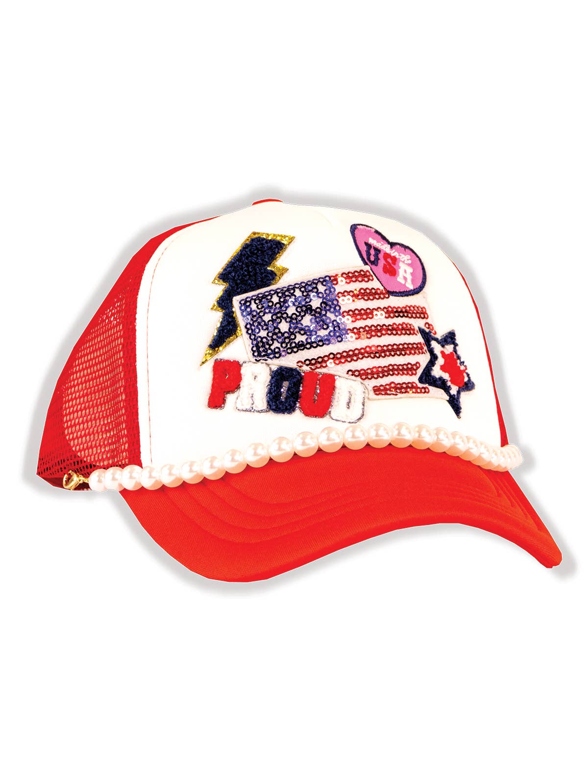 American flag hat