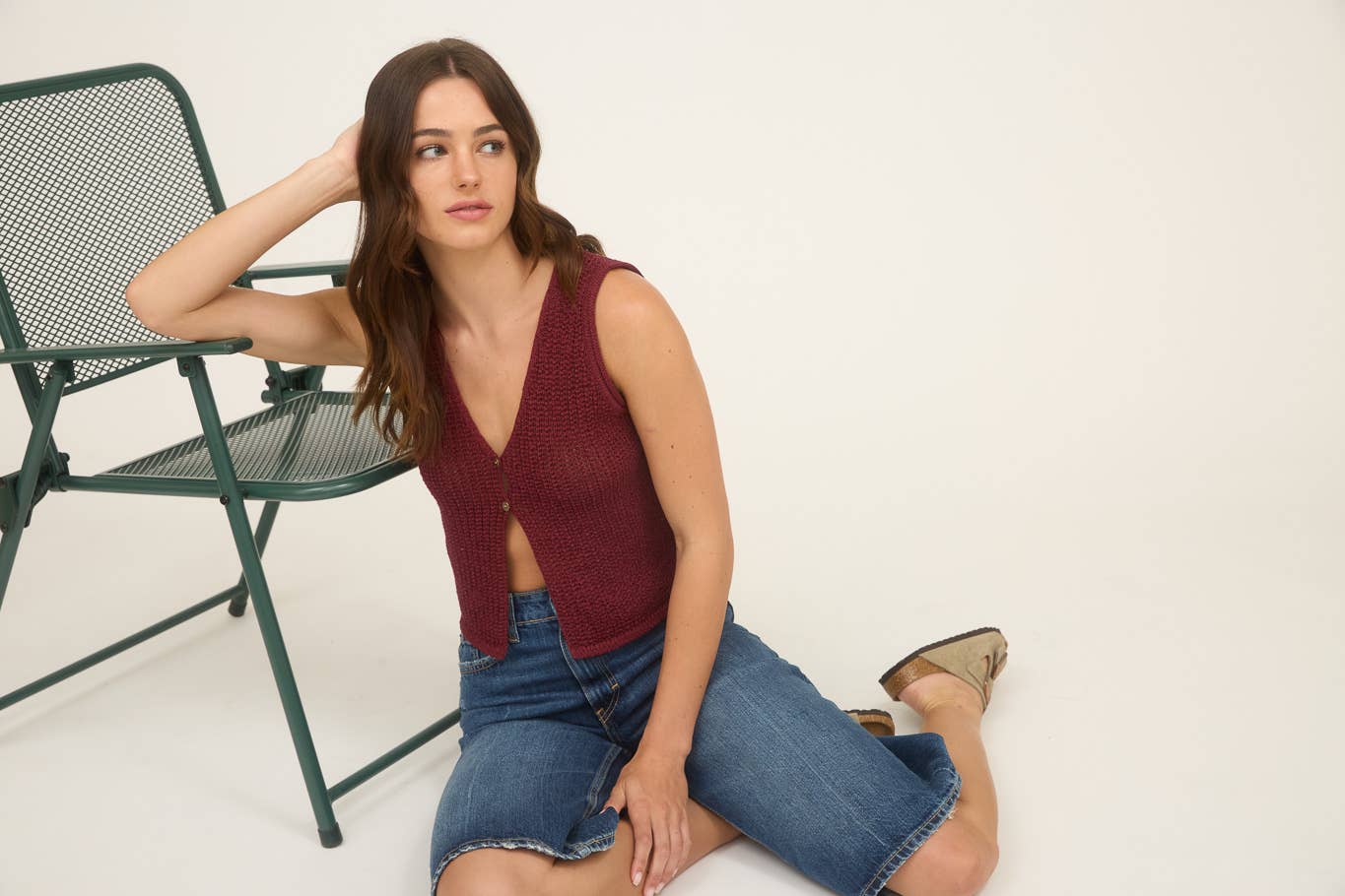 Knit vest