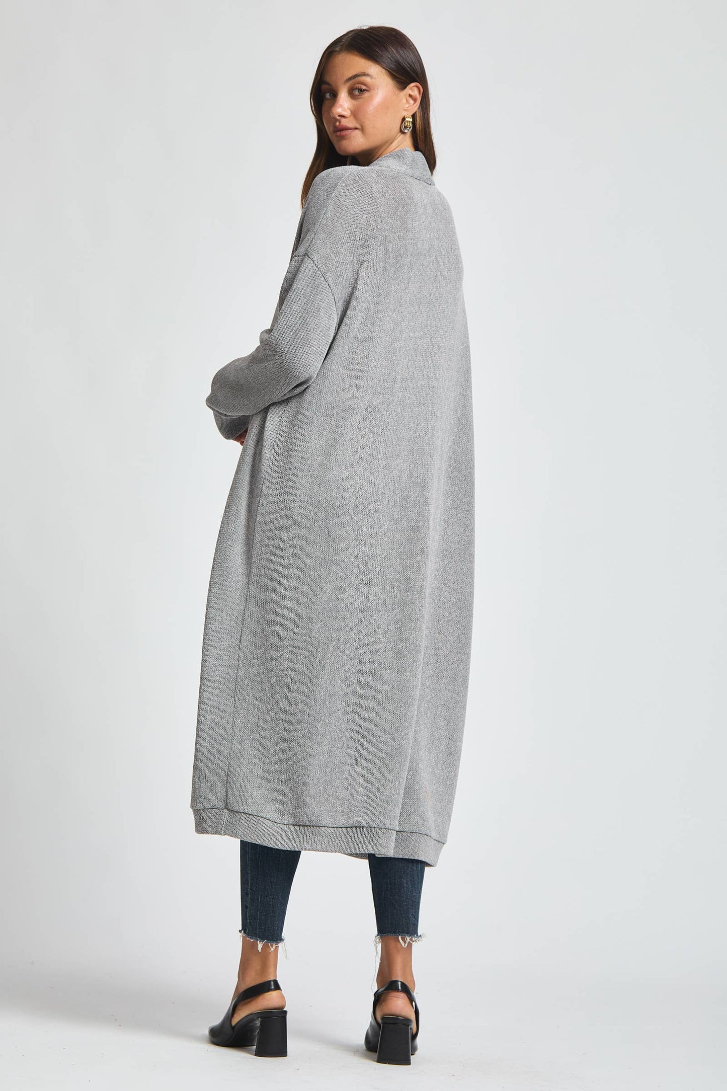 Relaxed Long Cardigan