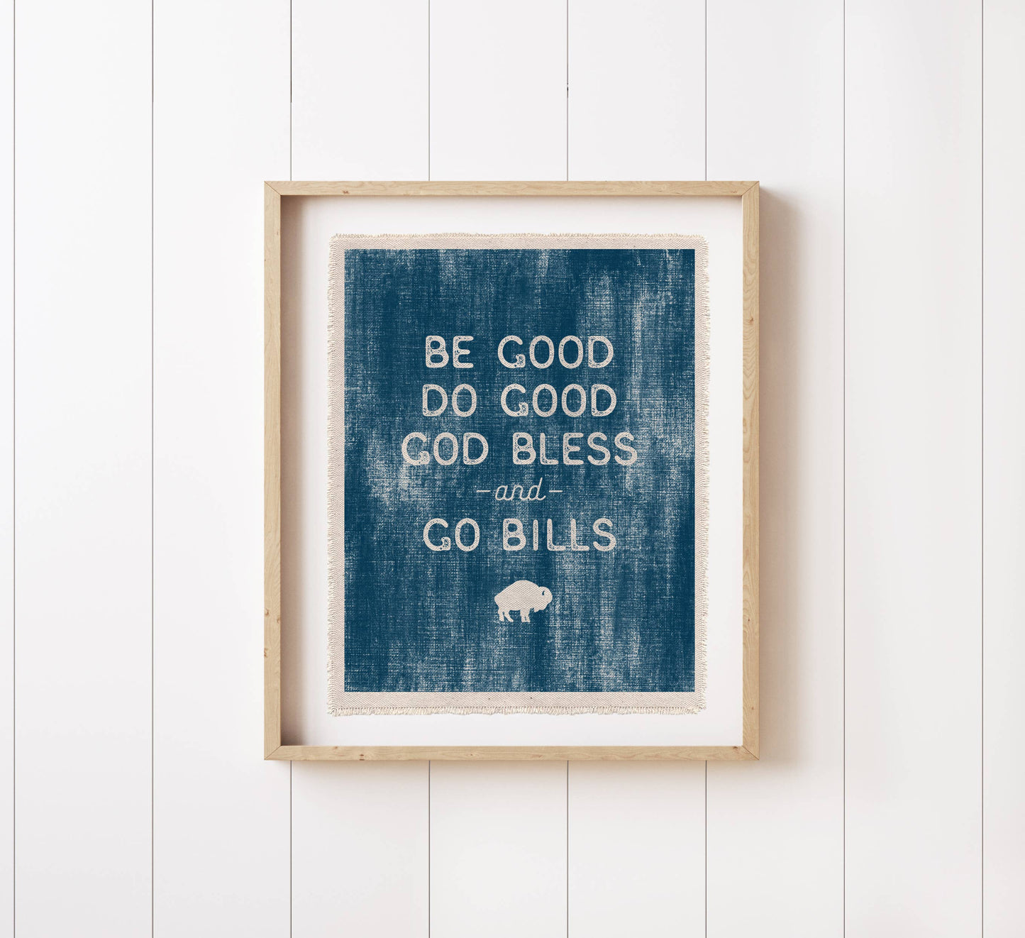 Go Bills Josh Allen Quote Buffalo Canvas Art Print, 8x10
