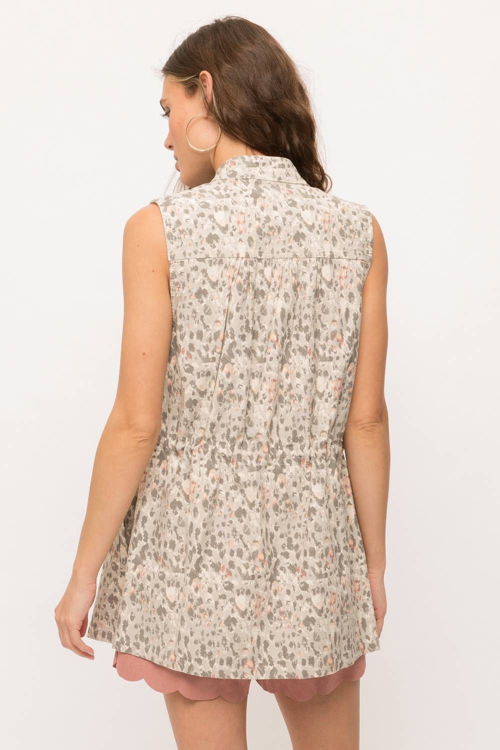 Sleeveless Utility Jacket