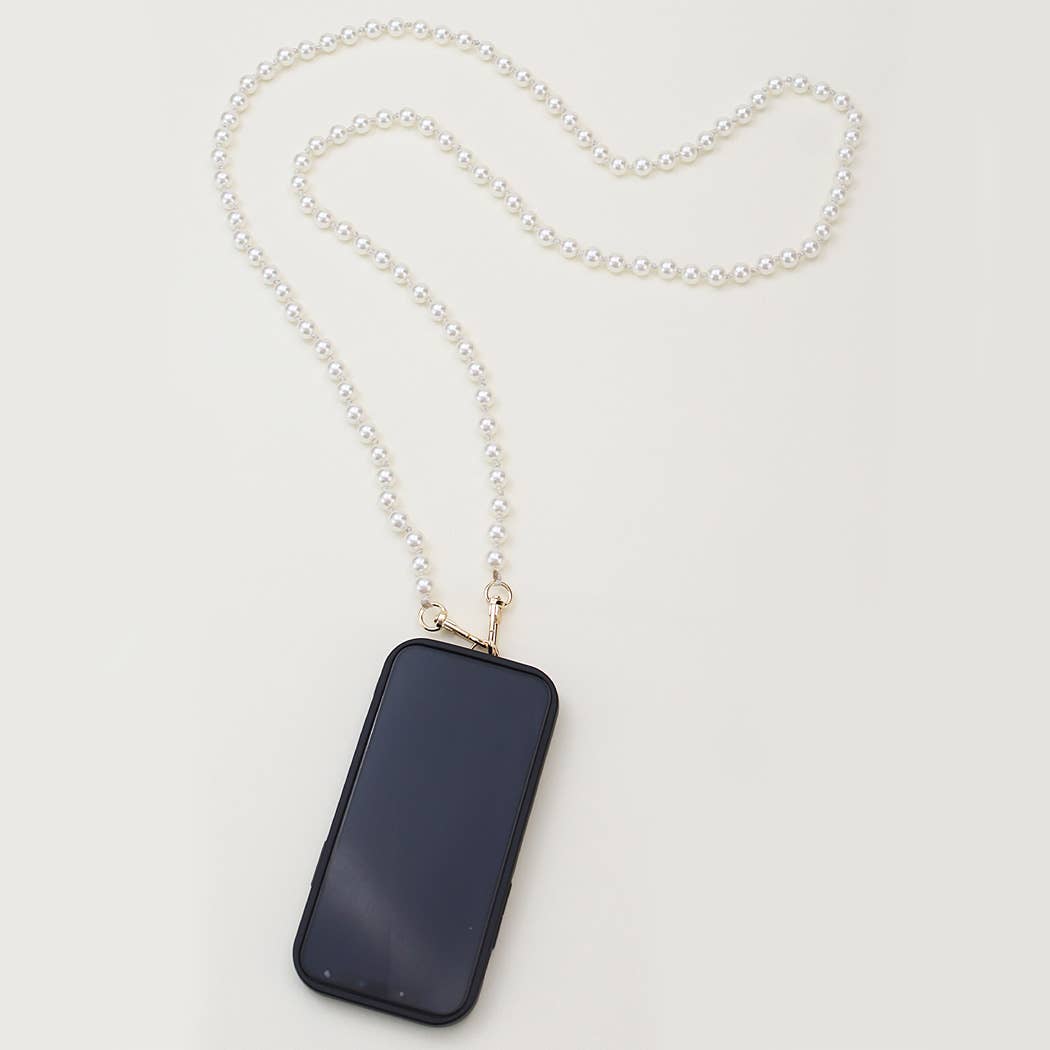 Faux Pearl Phone strap