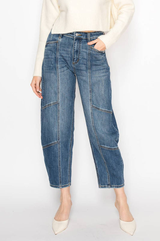 Best selling barrel jean