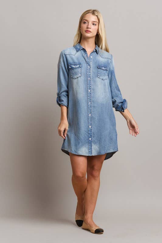 Dina shirt dress