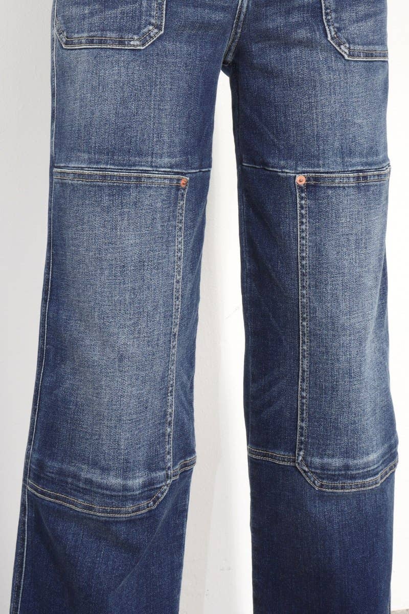 Wide leg jeans