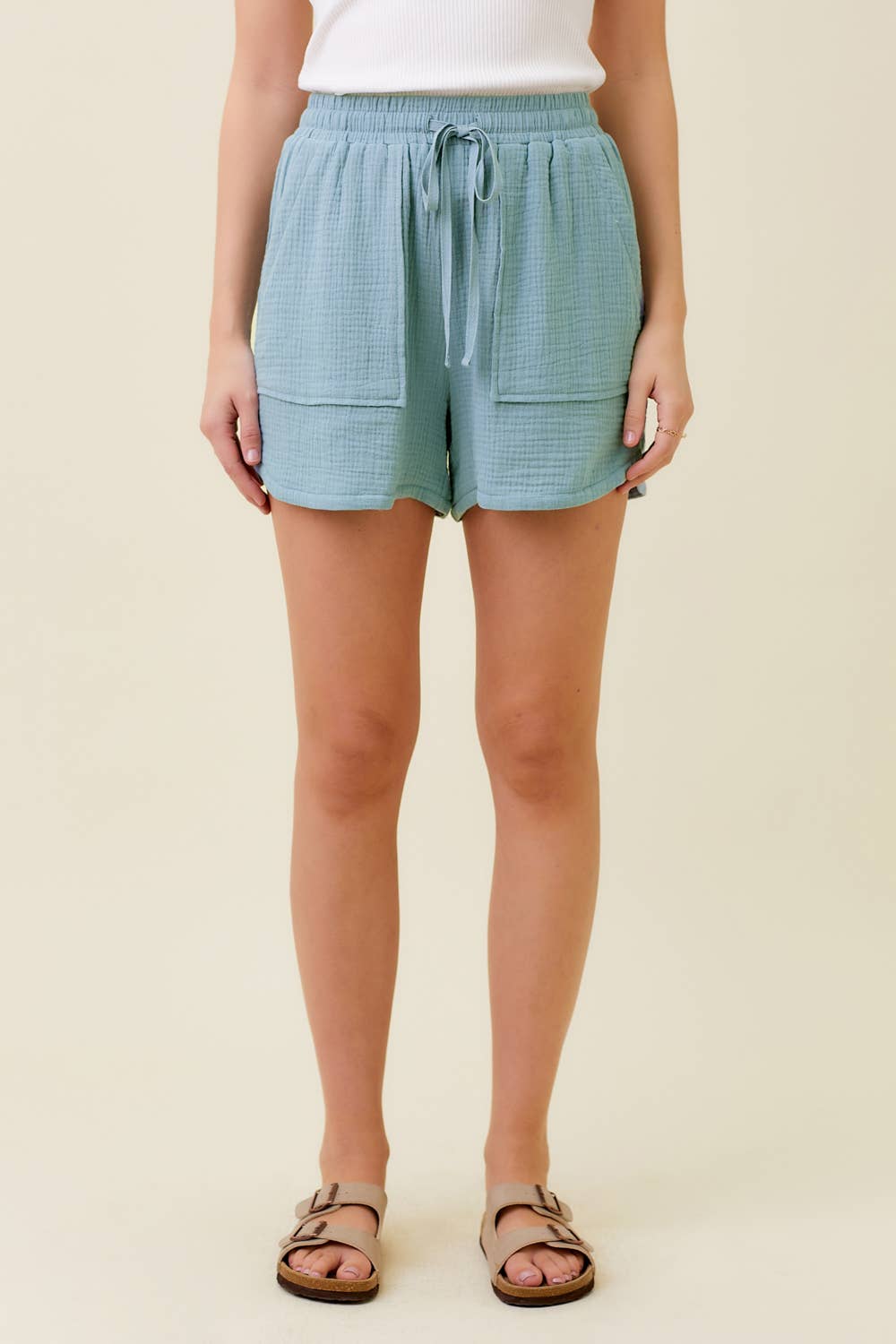 Linen Blend Shorts