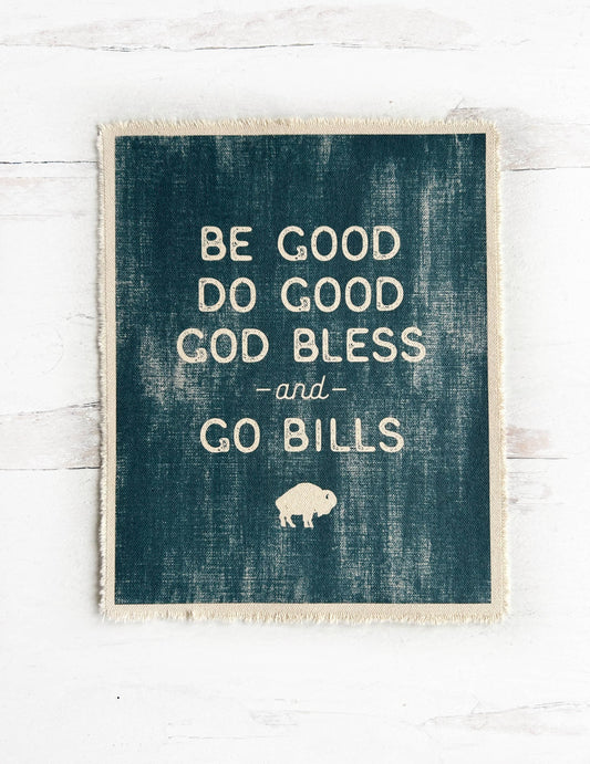 Go Bills Josh Allen Quote Buffalo Canvas Art Print, 8x10