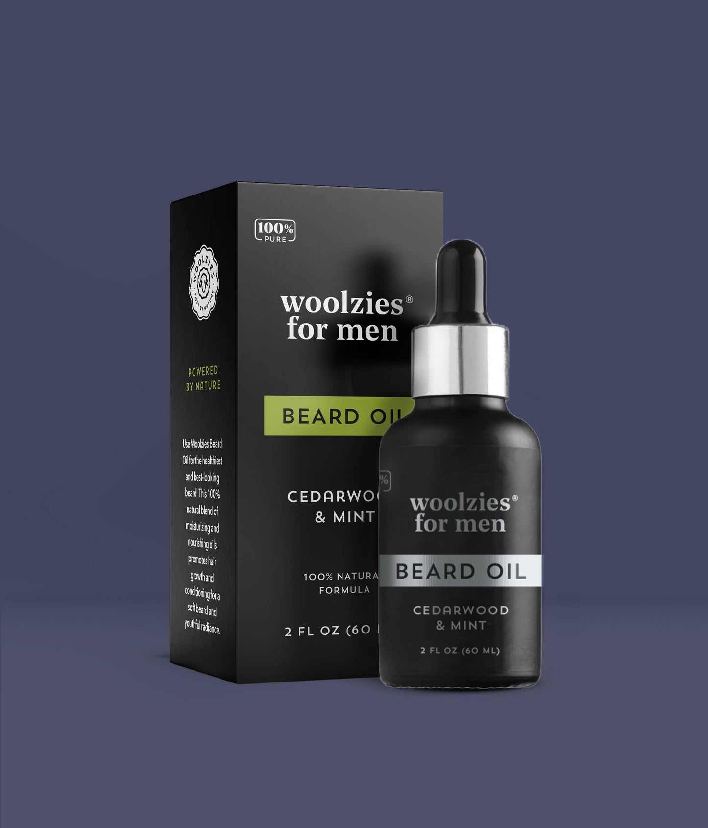 Men's Beard Cedarwood & Mint Oil 2oz
