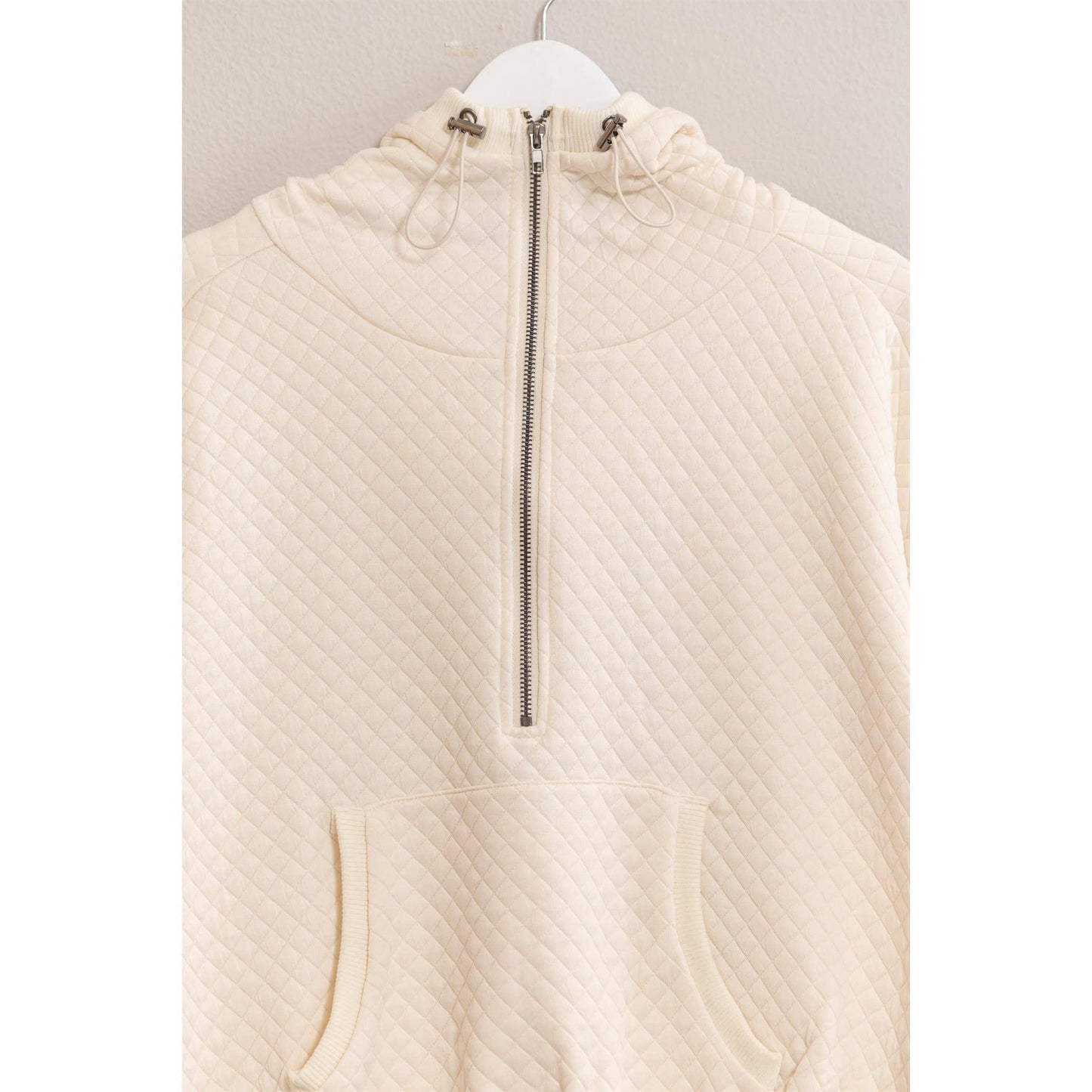 Quilted Knit Hood Top