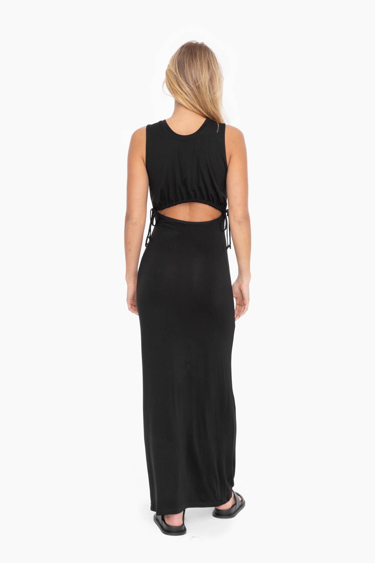 Reversible Cut-Out Maxi Dress