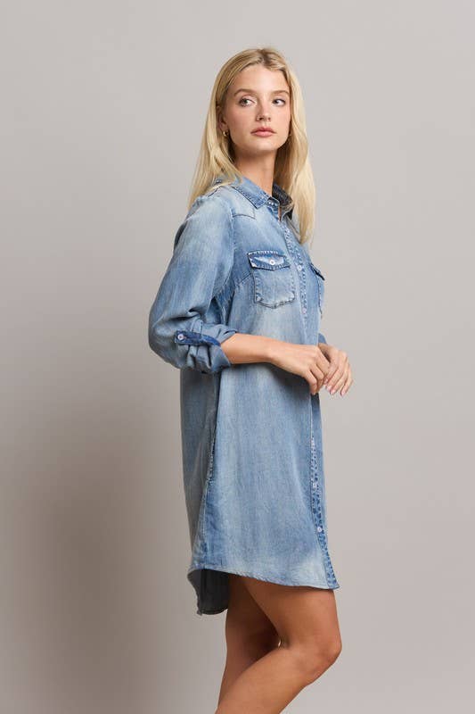 Dina shirt dress
