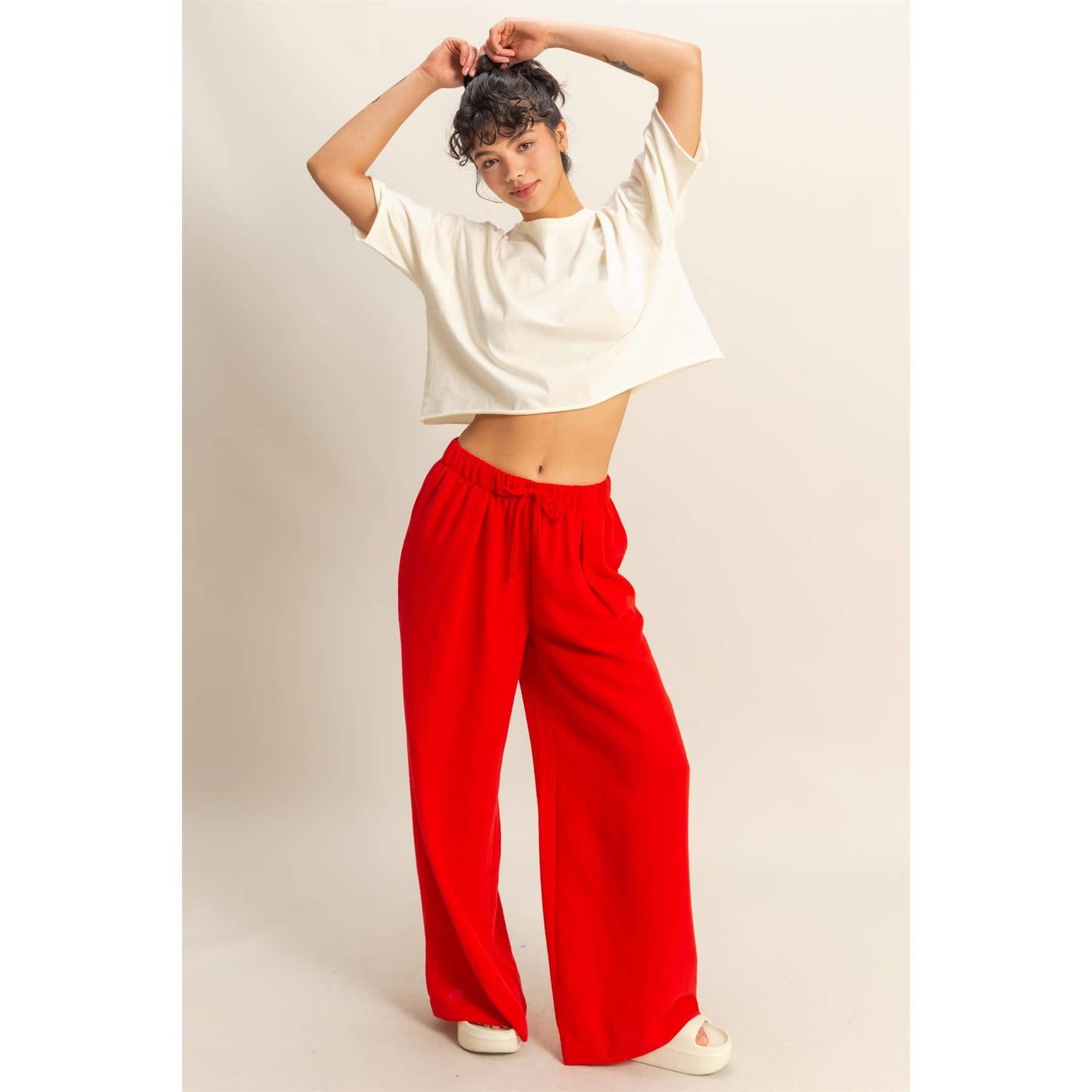 Wide leg pants