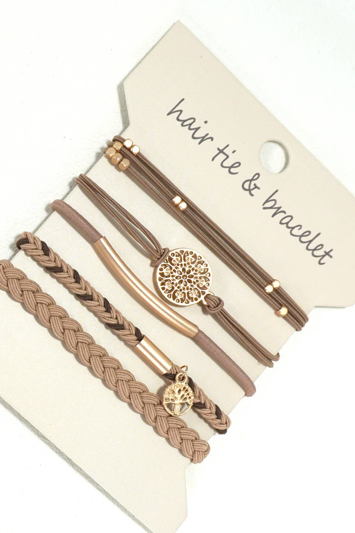 Boho knot hair tie bracelets