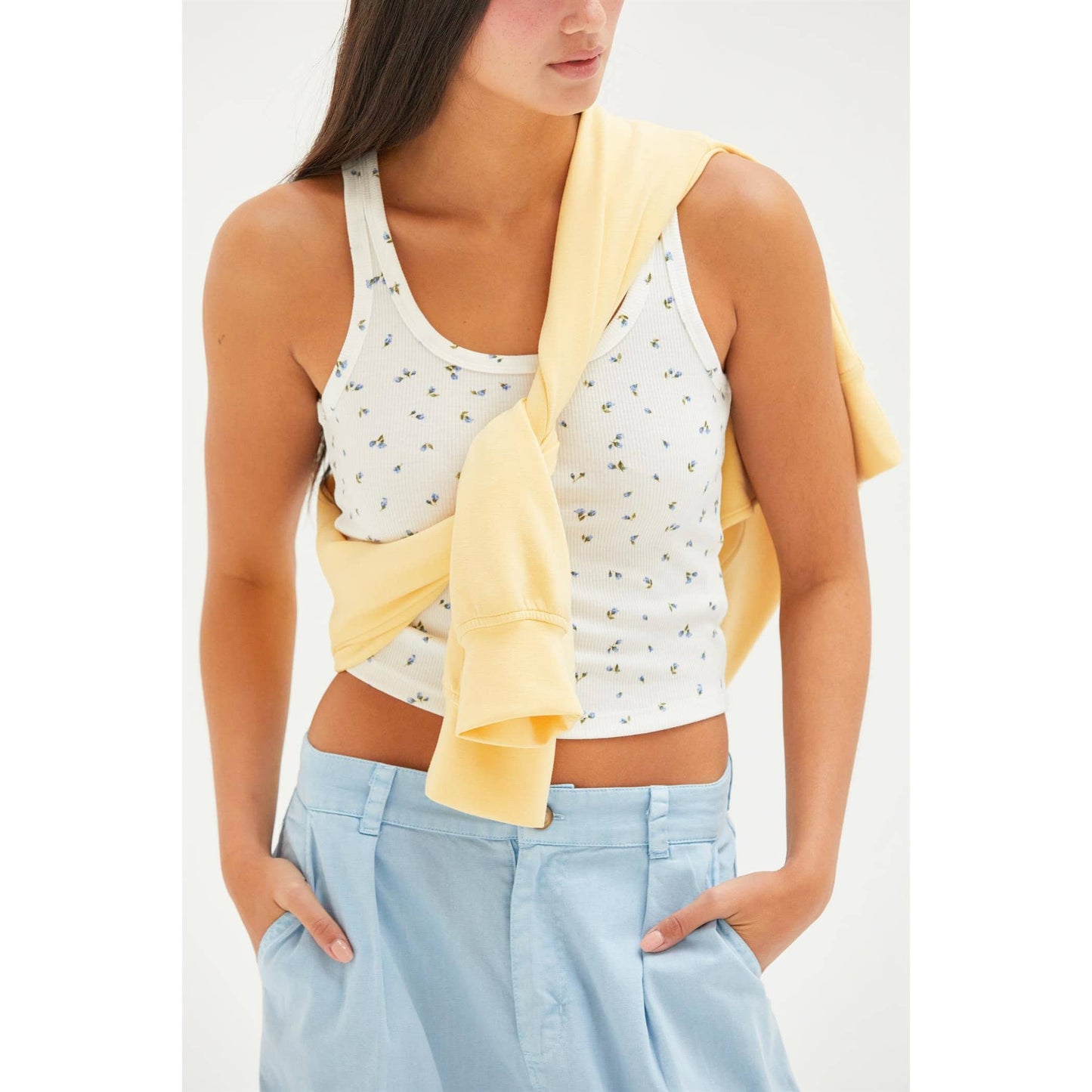 High Neck Half Zip Pocket Sweatshirt