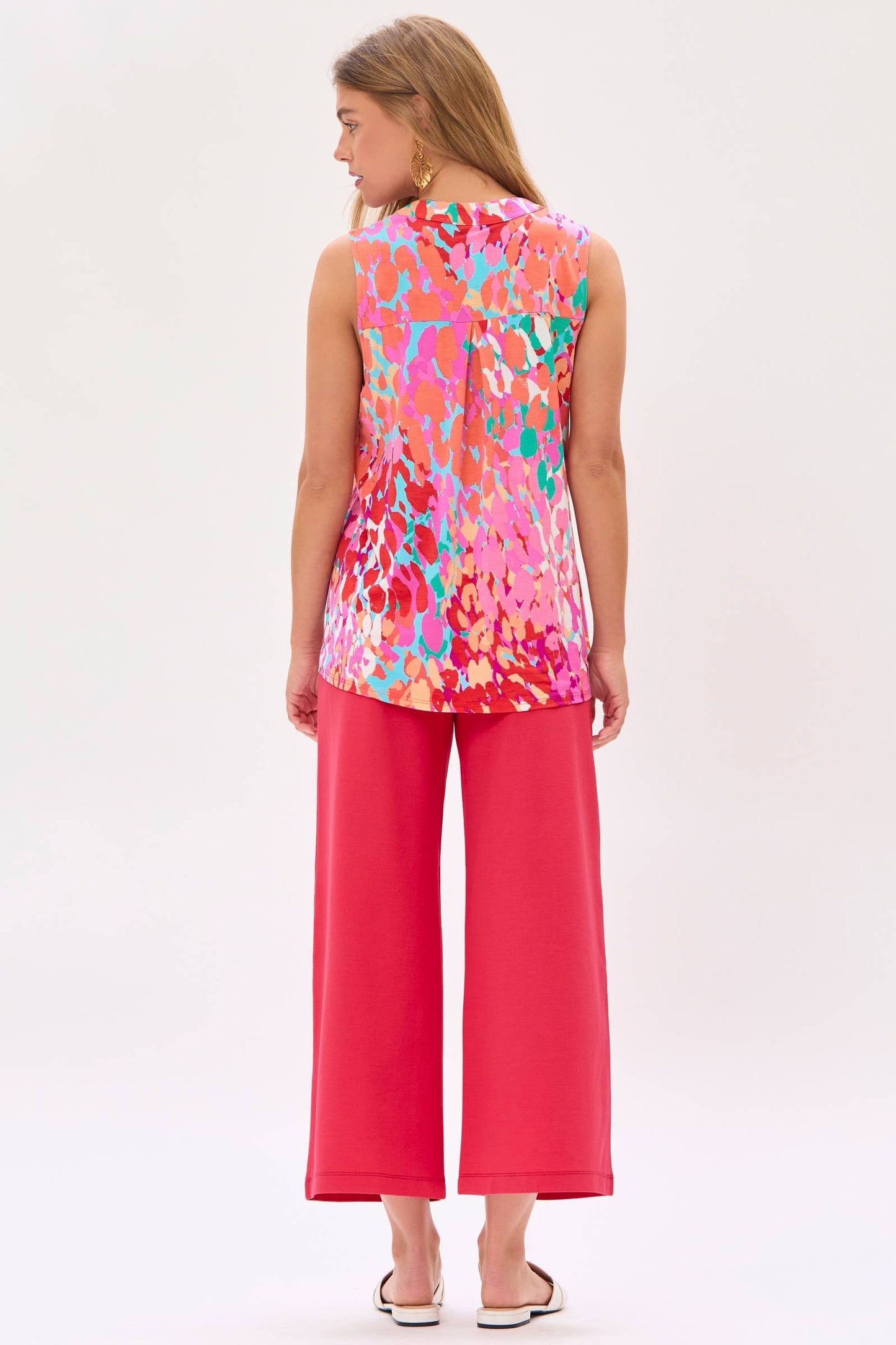Cool & Chic Mandarin Collar Tank