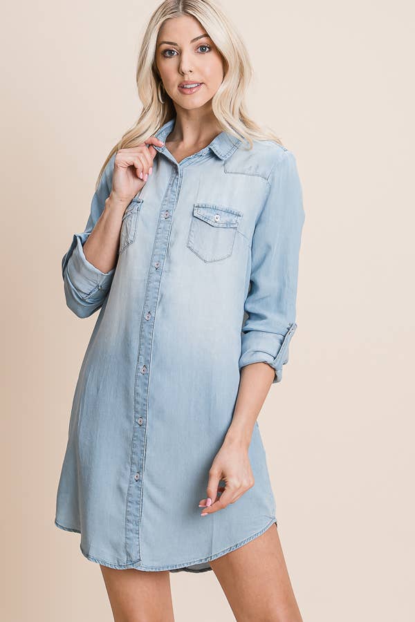 Dina shirt dress