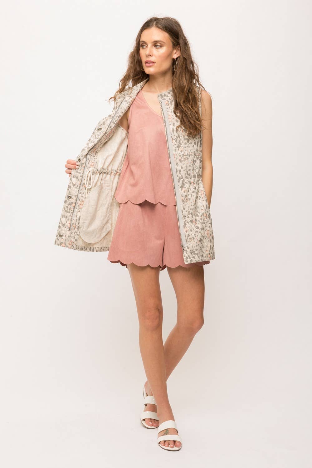 Sleeveless Utility Jacket