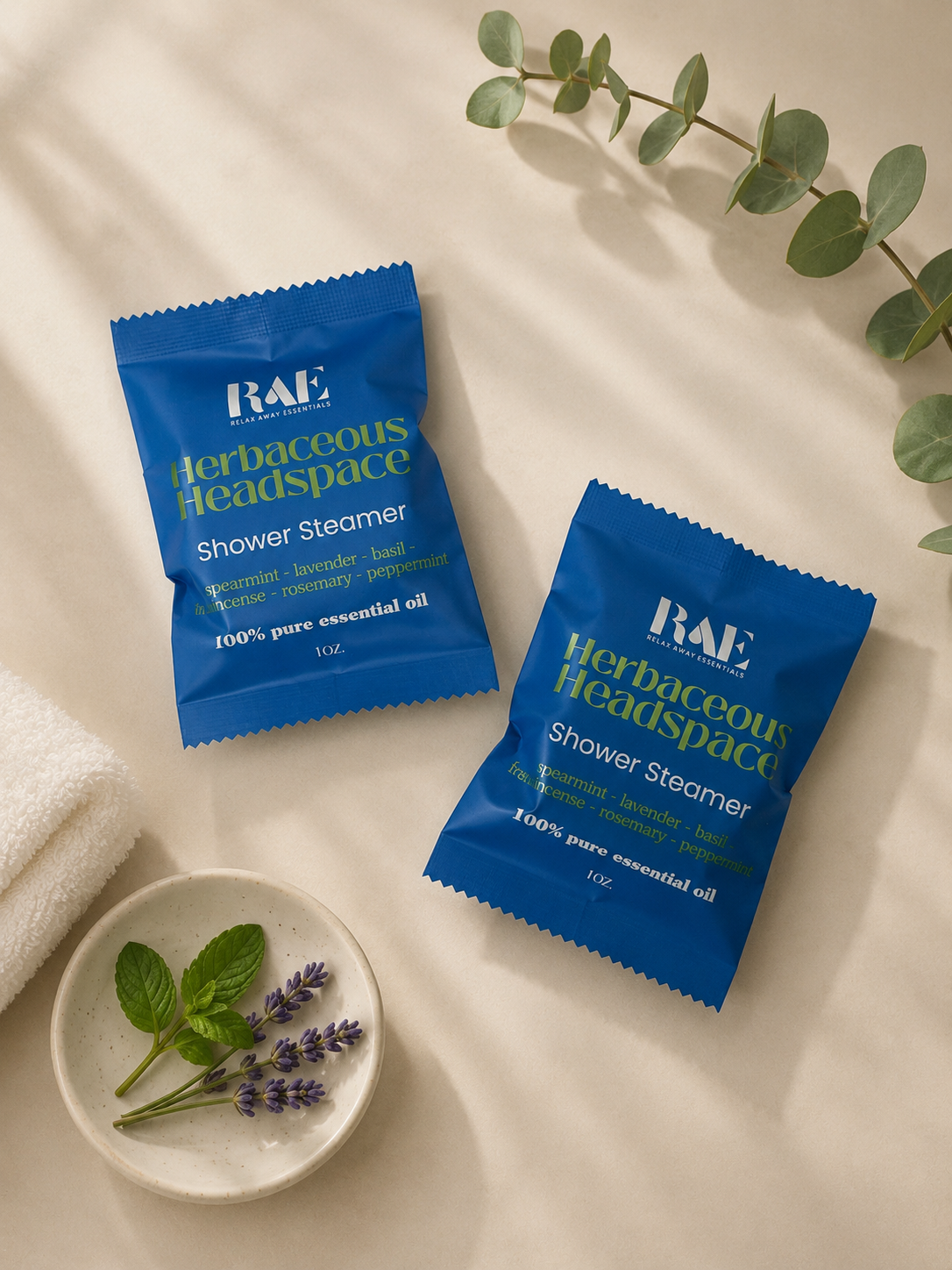 Herbaceous Headspace Shower Steamer