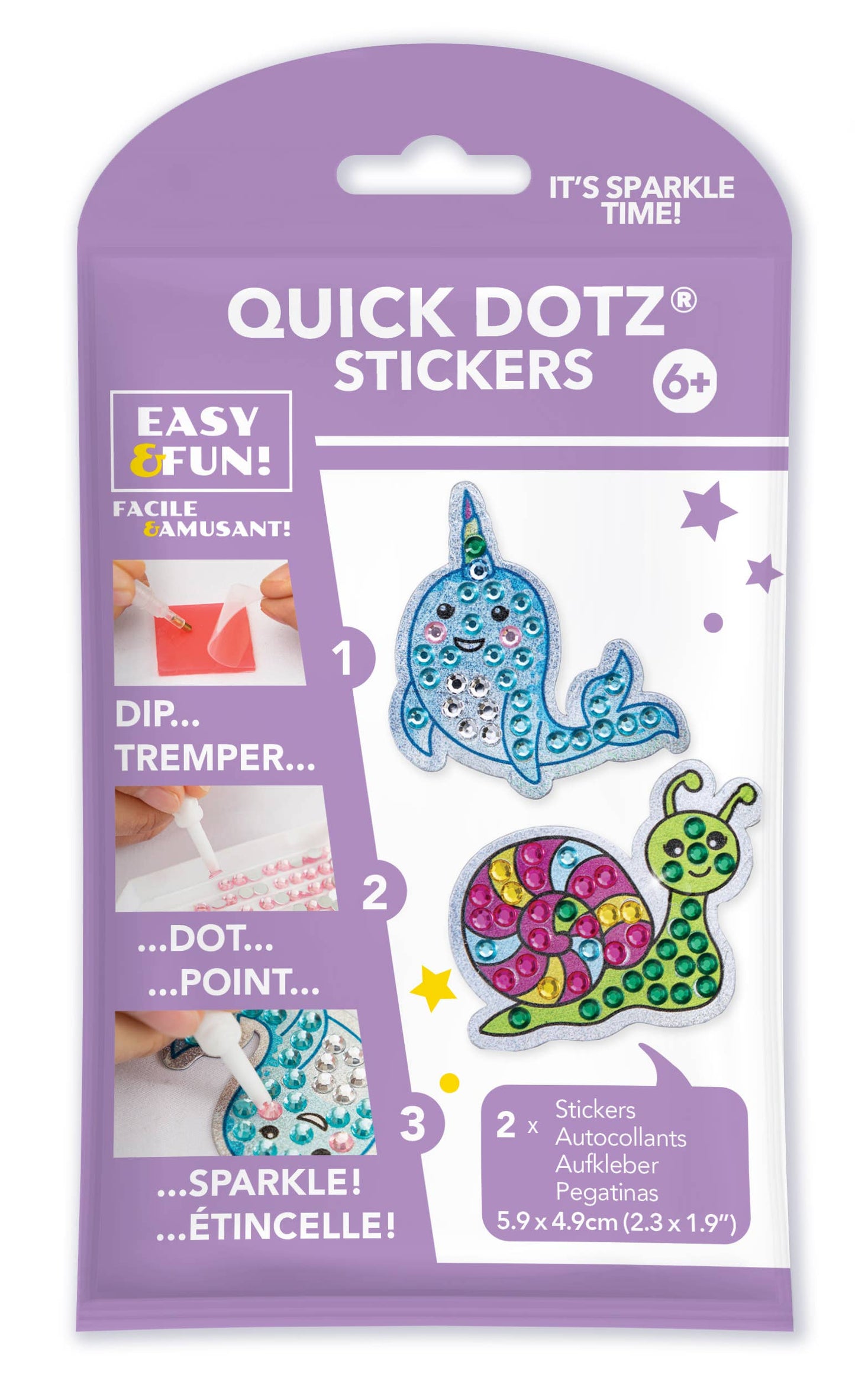 BIG DOTZ ® Snail & Narwhal Pack