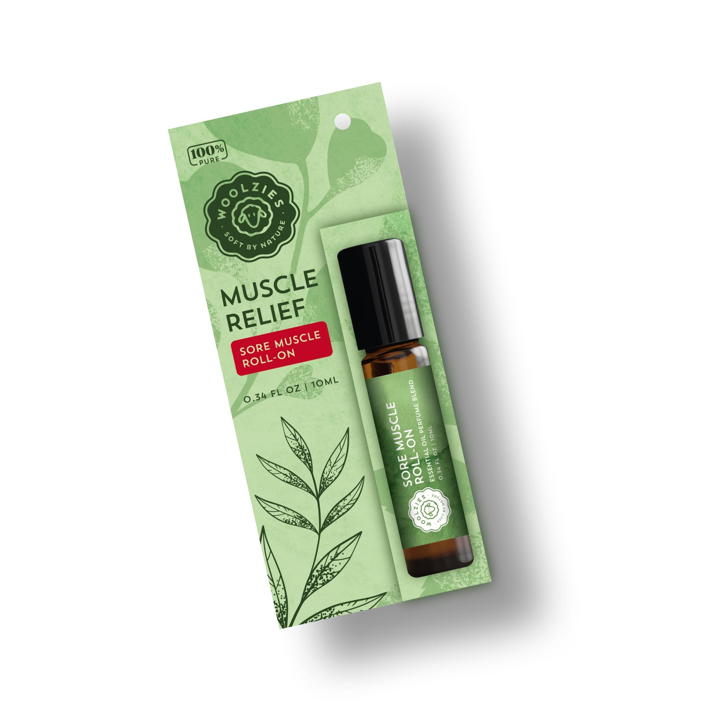 Muscle Roll-On – Cooling Comfort Blend for Sore Muscles – 10