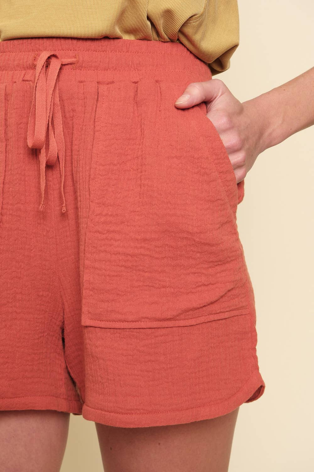Linen Blend Shorts
