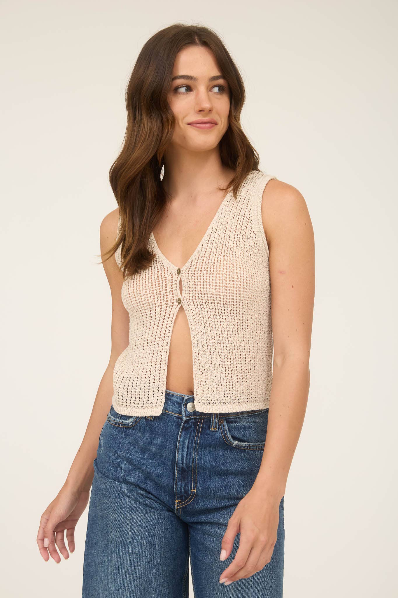 Knit vest