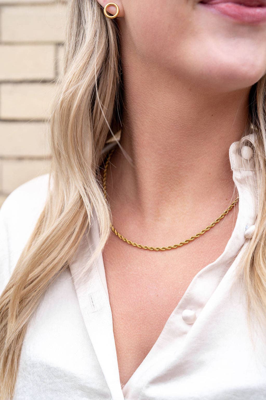 Luxe Gold Rope Chain - 16"