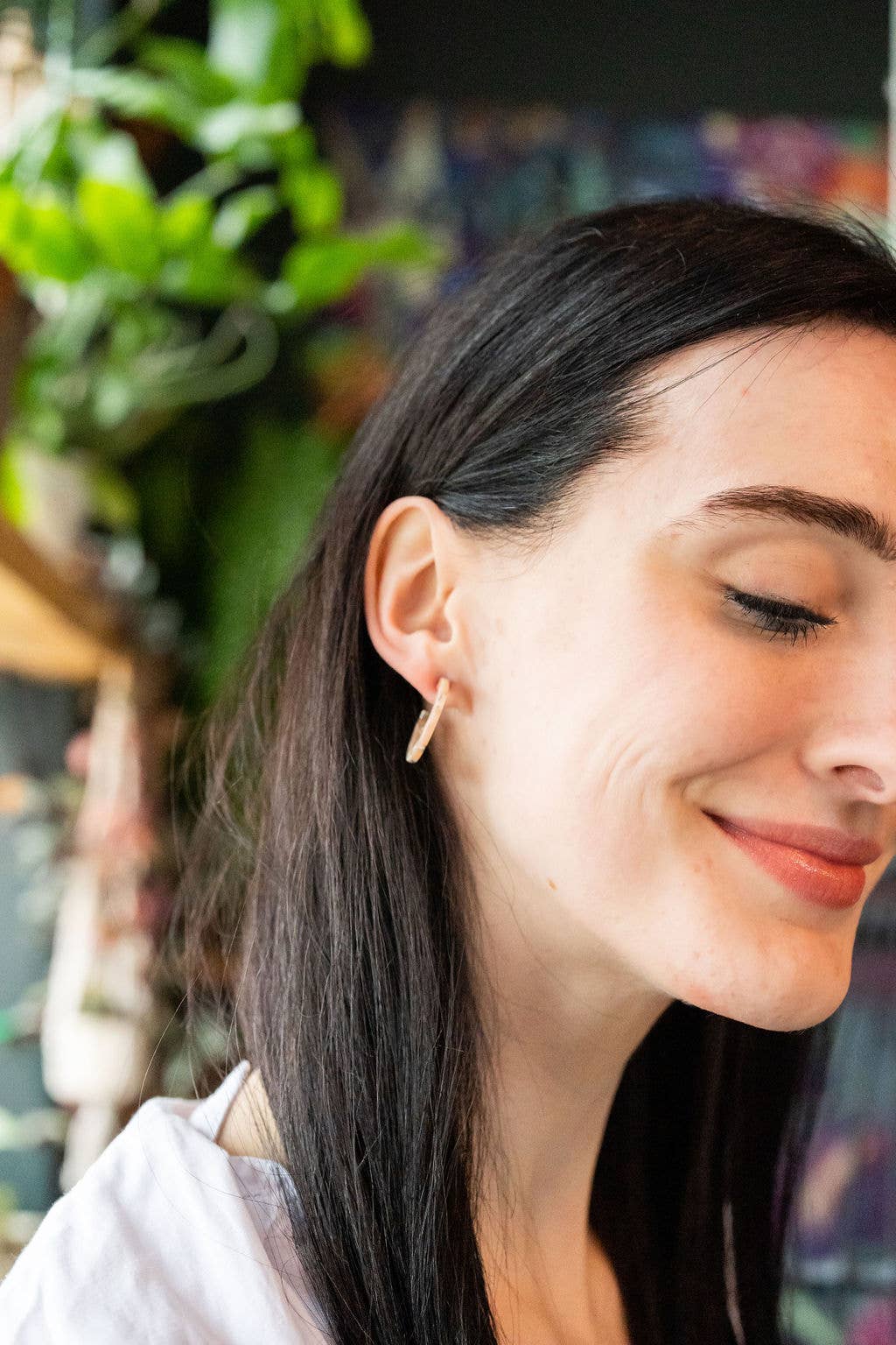 Cam Mini Hoops - Sandstone // Gift, Earrings, Jewelry