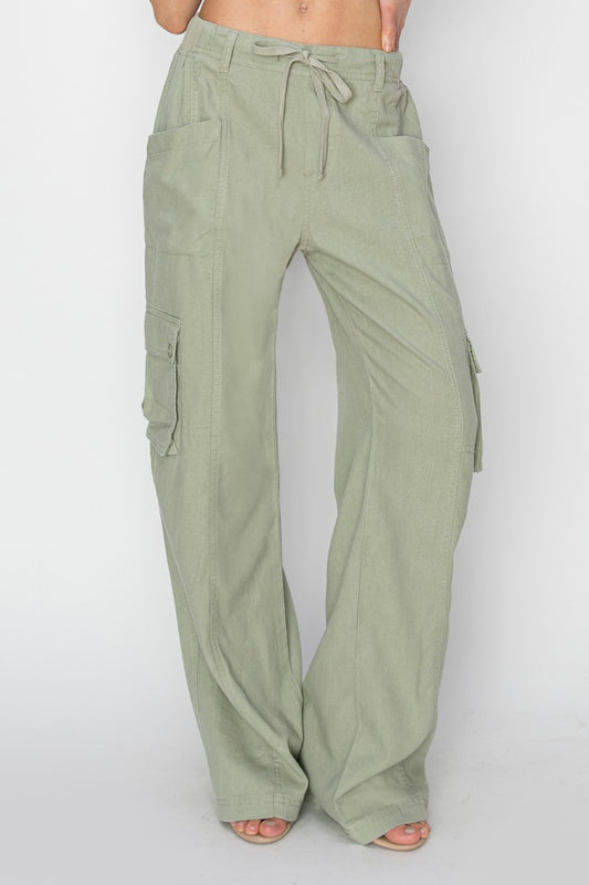 Linen Cargo pants