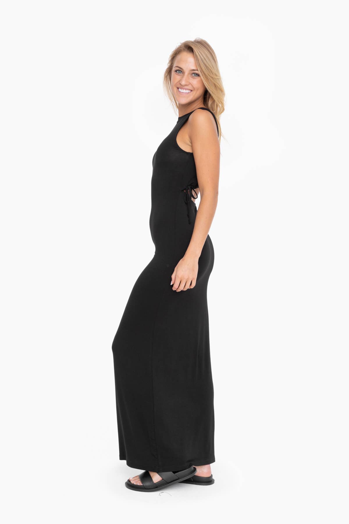 Reversible Cut-Out Maxi Dress