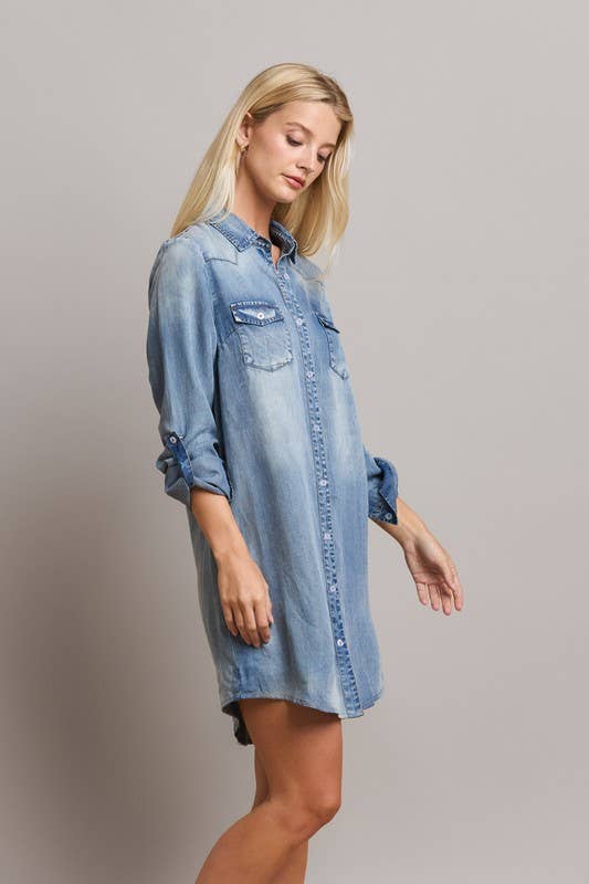 Dina shirt dress