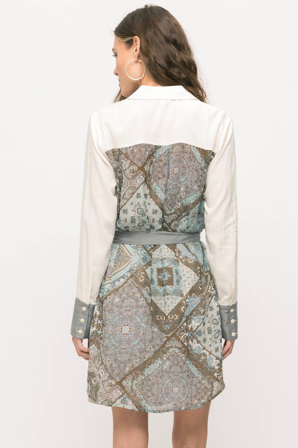 Print Mix Dress