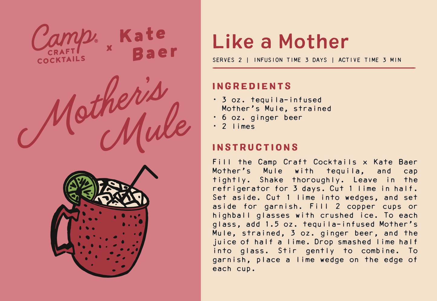 Mothers Mule Cocktail Infusion Kit