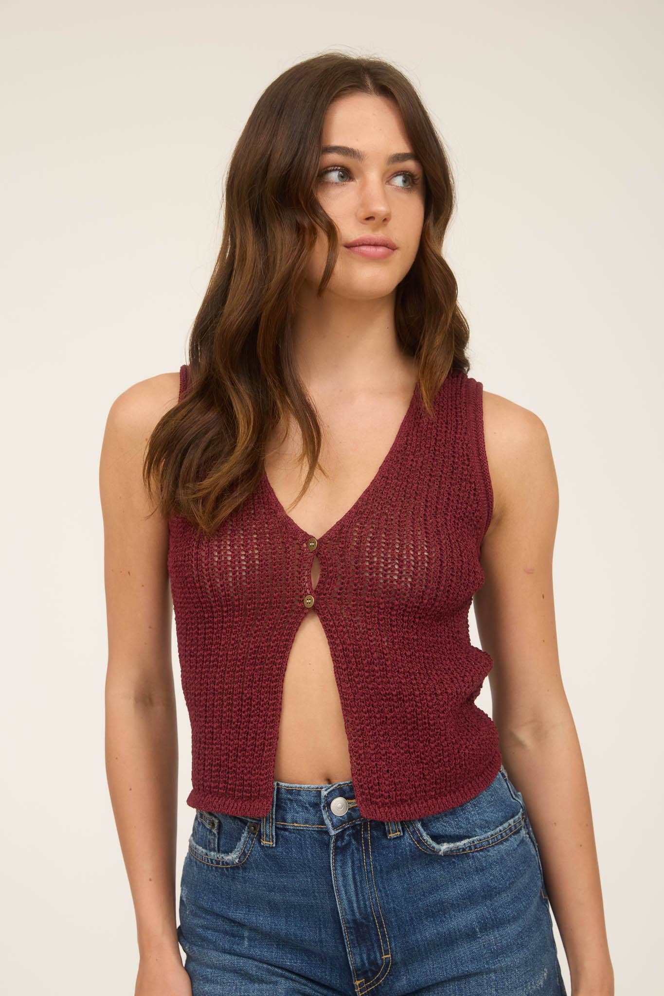 Knit vest