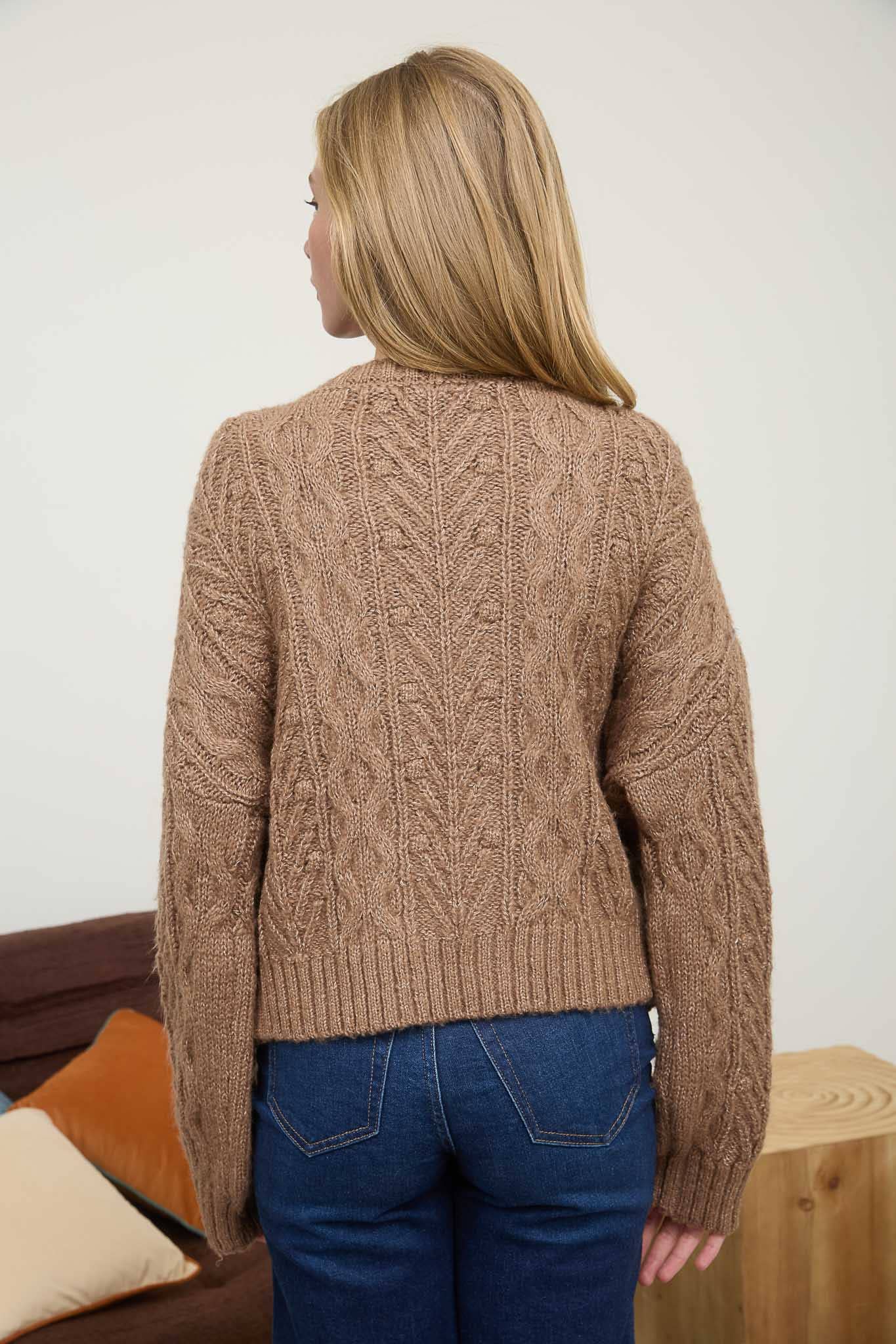 Mocha Bow Cardigan