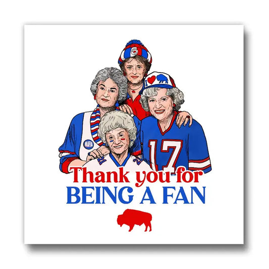 Golden Girls "Buffalo Bills" 2.5in Magnet