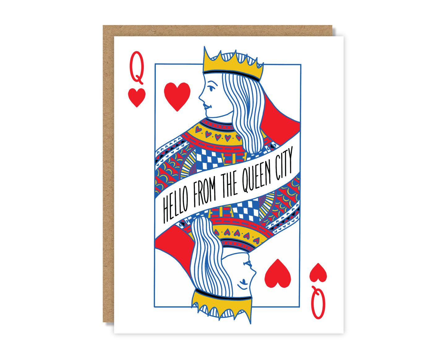 Hello From the Queen City Card