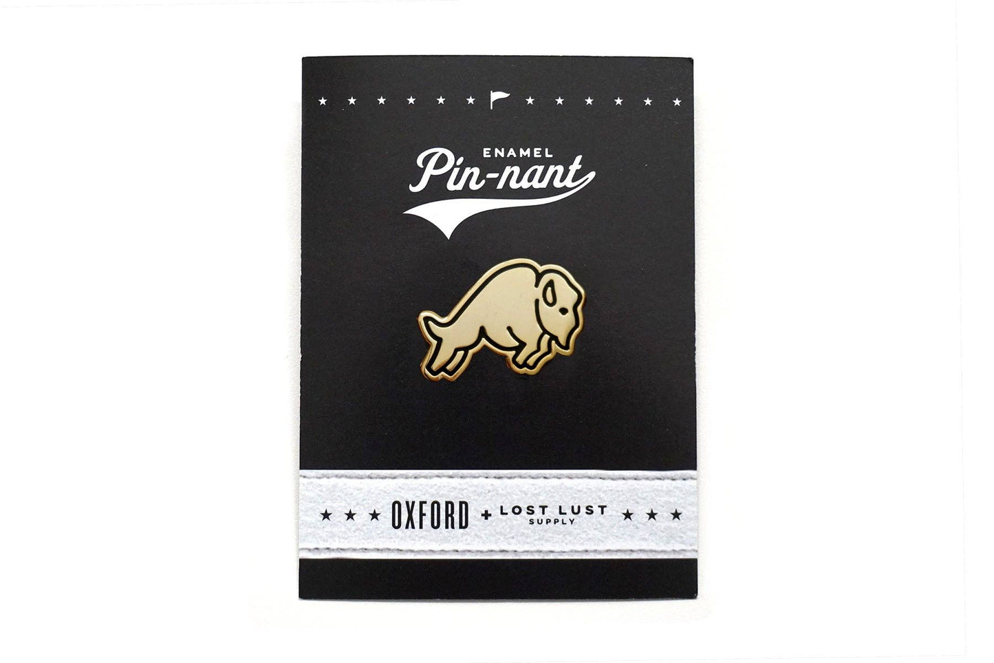 Buffalo Enamel Pin