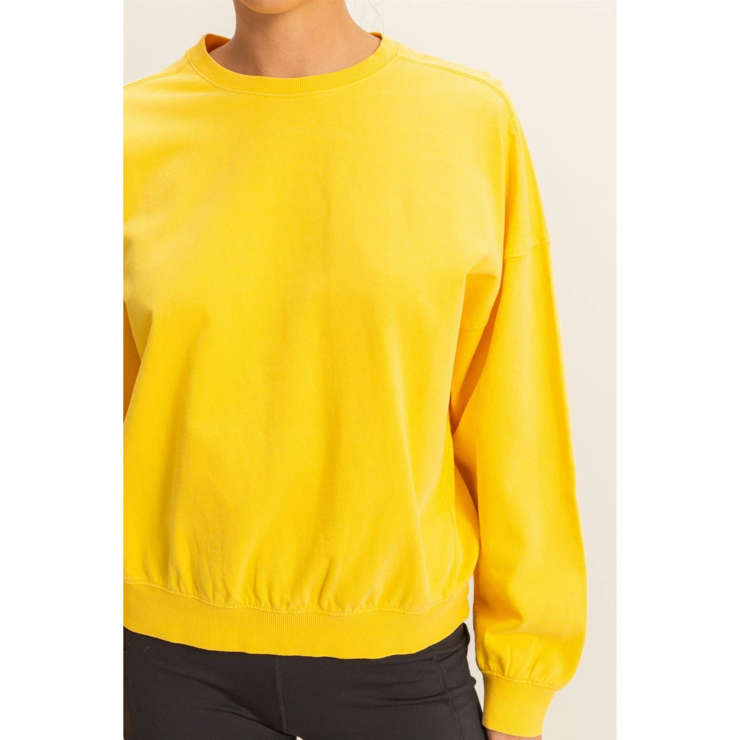Warm Long Sleeve French Terry Sweatshirt