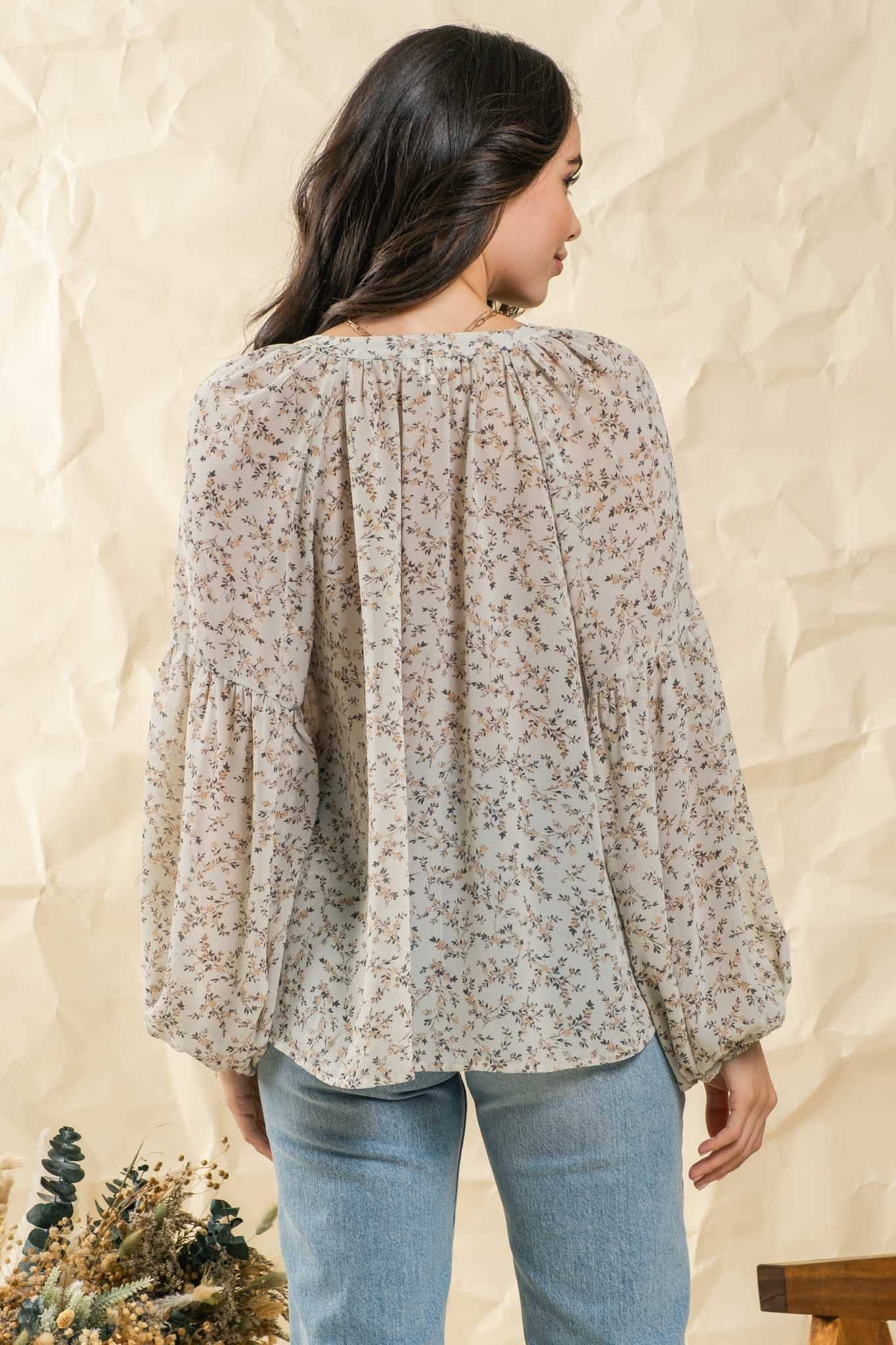 Ditsy Floral Top