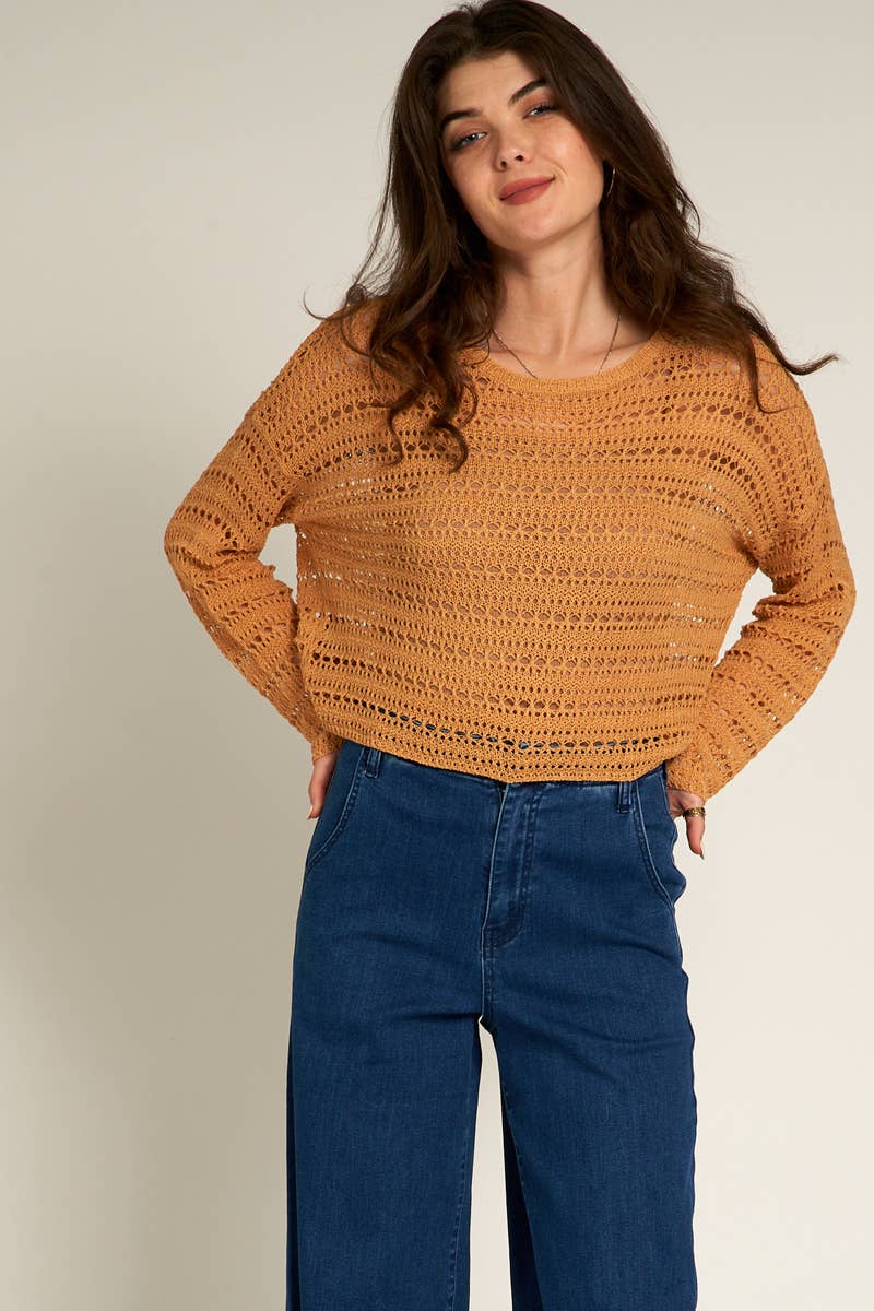 Marigold Crotchet Top