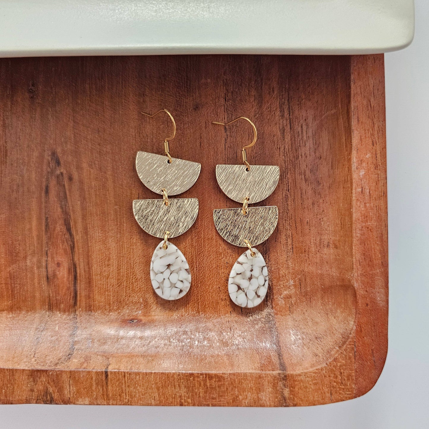 Aria Earrings - Pebble // Spring, Summer