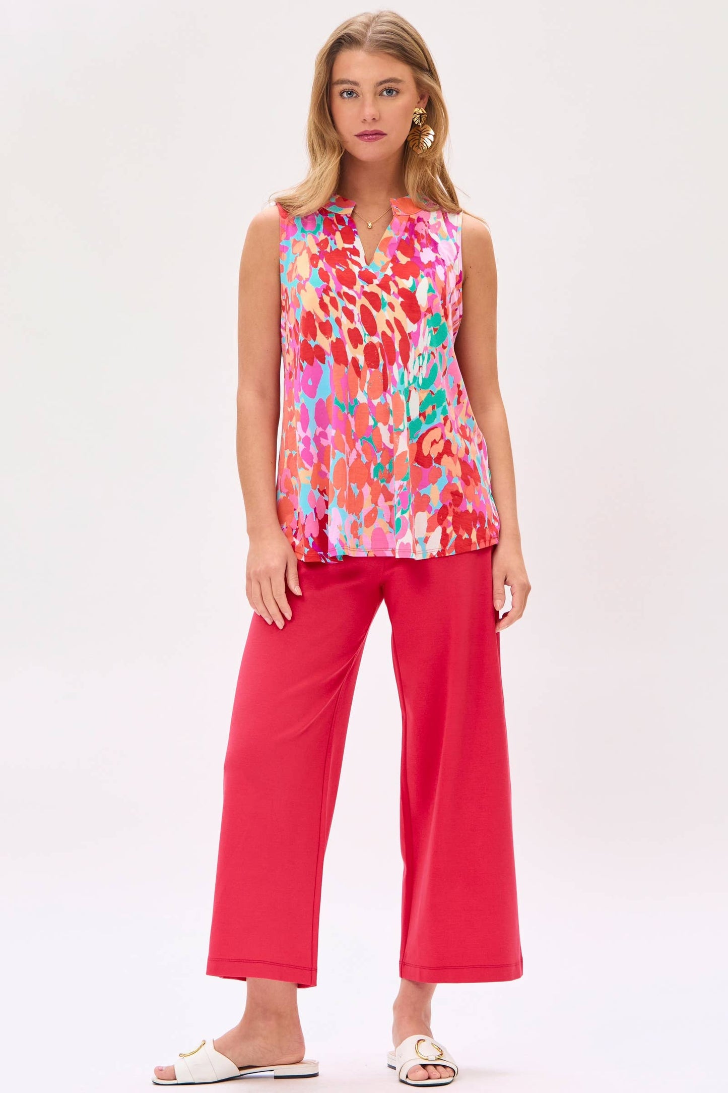 Cool & Chic Mandarin Collar Tank