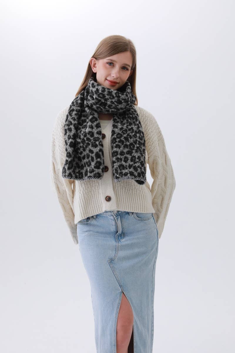 Classic Leopard Scarf